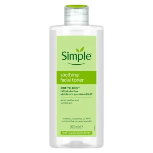 Simple Soothing Facial Toner front of bottle
