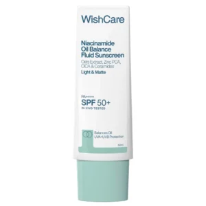 WishCare Niacinamide Oil Balance Fluid Sunscreen SPF 50 PA++++ 50g tube