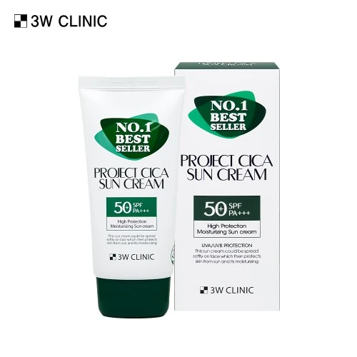 3W Clinic Project Cica Sun Cream SPF50+ PA+++ 70ml