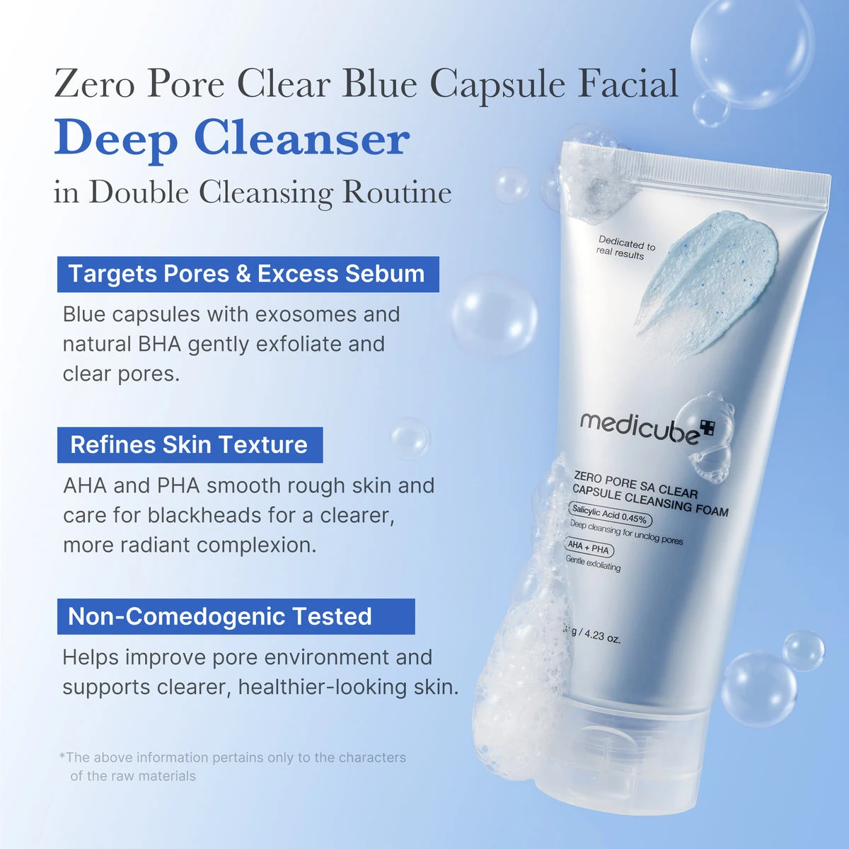 Zero Pore Foam Cleanser deep cleanser
