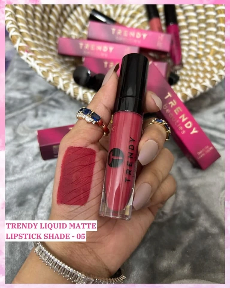 Trendy Beauties Liquid Matte Lipstick Waterproof 05