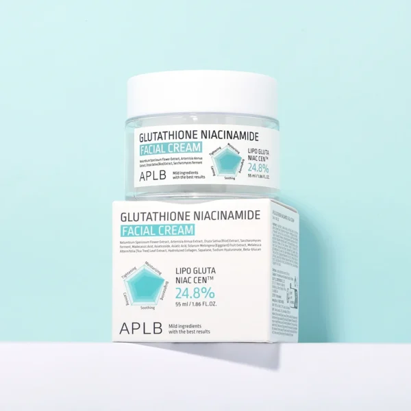 APLB Glutathione Niacinamide Cream 55ml texture