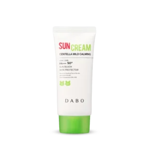 Dabo Centella Mild Calming Sun Cream tube