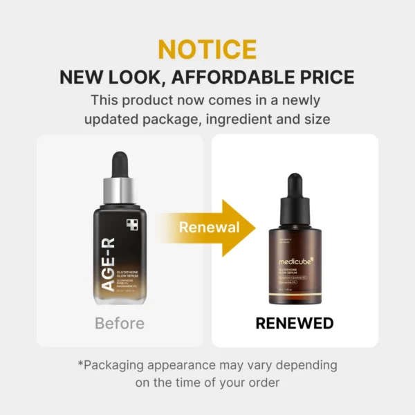 Glutathione Glow Serum renewal notice