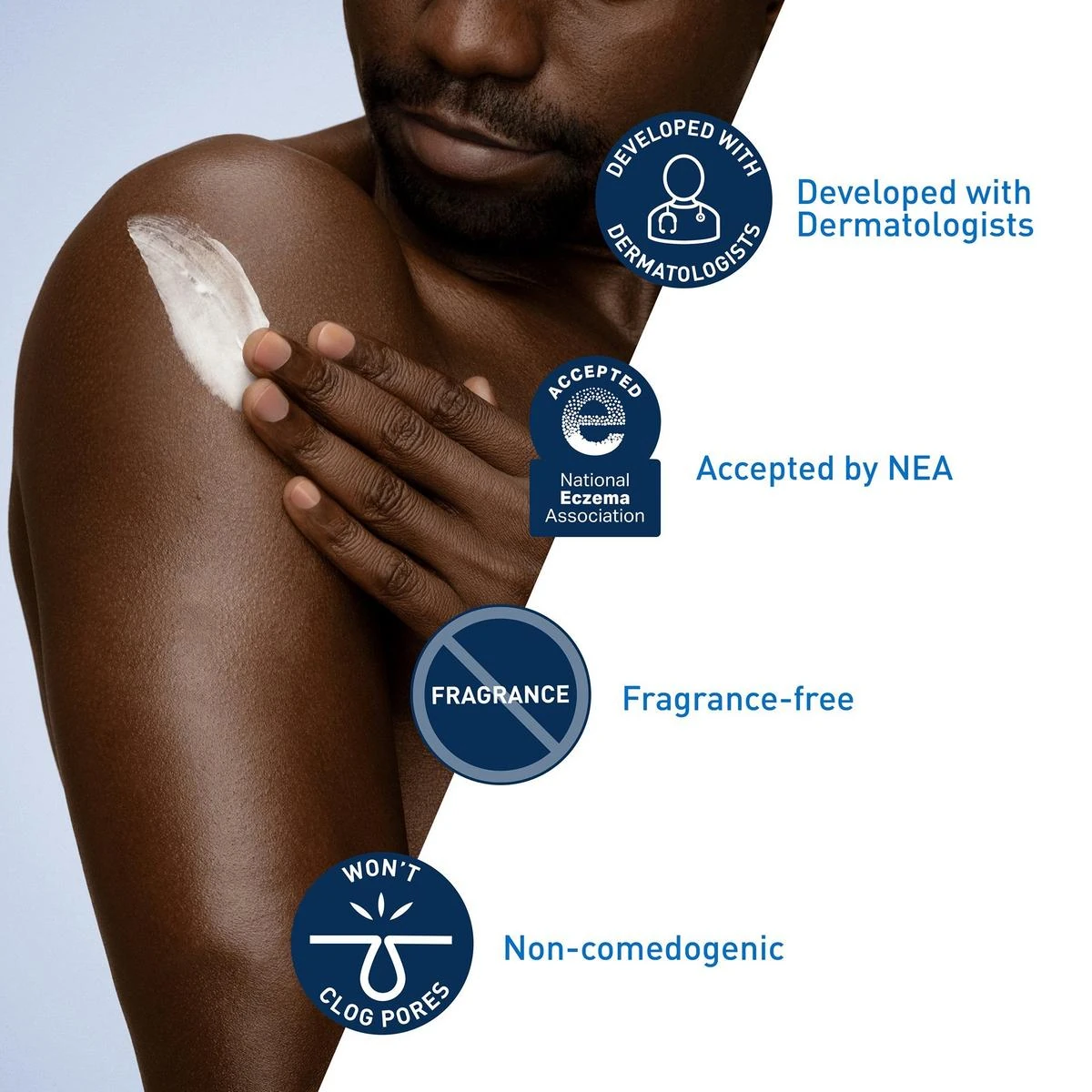 CeraVe Daily Moisturizing Lotion is fragrance-free, non-comedogenic and NEA accepted
