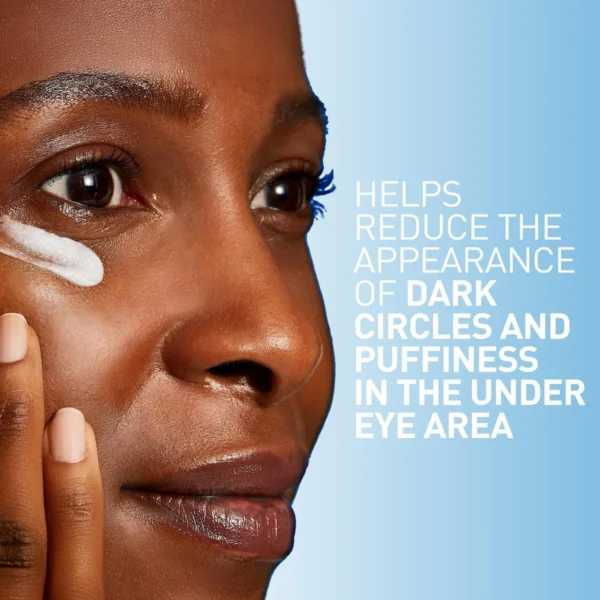 CeraVe Eye Repair Cream applied to the under-eye area