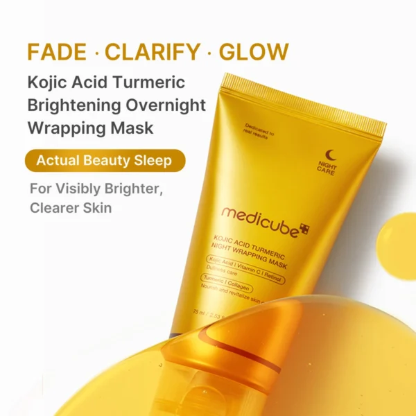 Kojic Acid Turmeric brightening overnight wrapping mask
