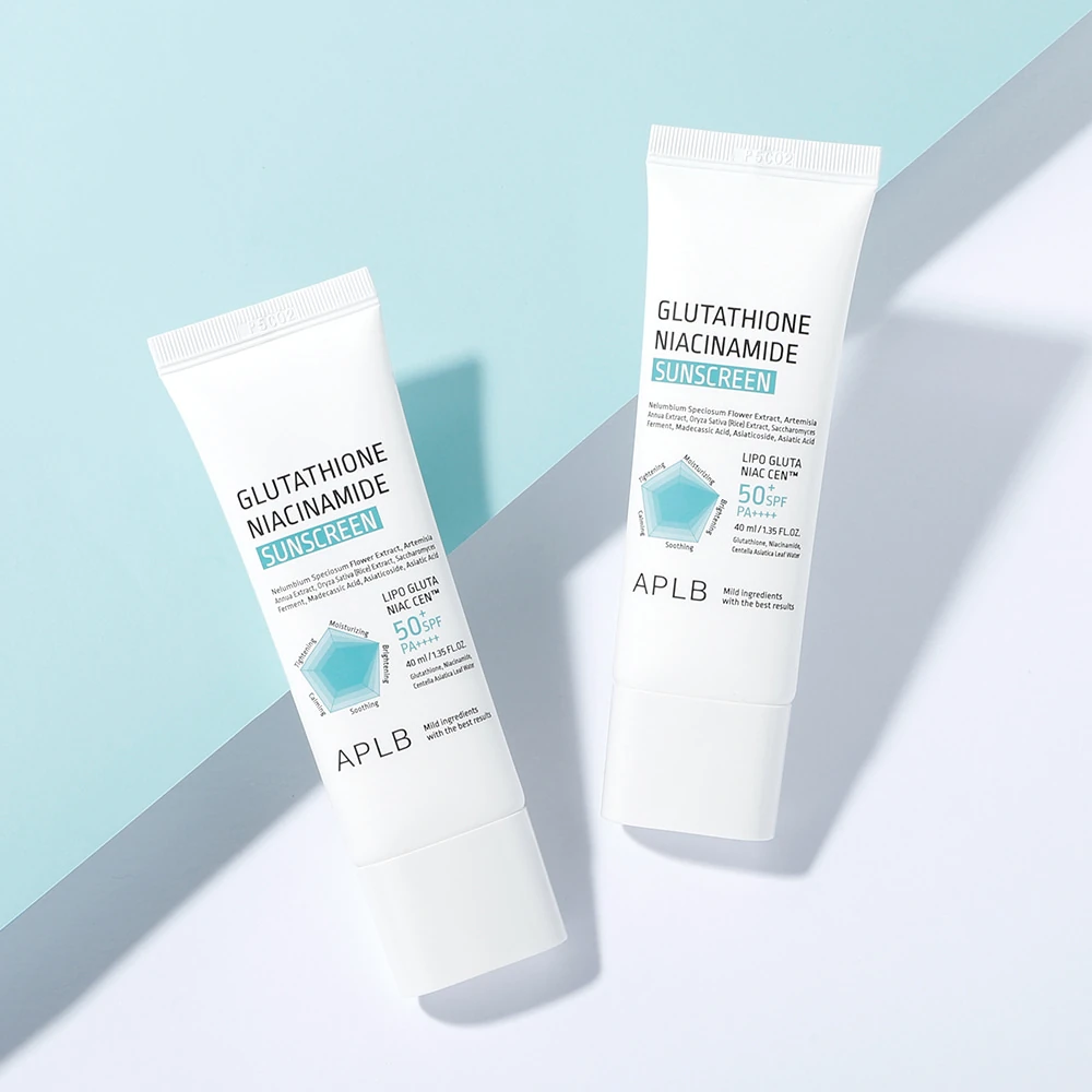 APLB Glutathione Niacinamide Sunscreen 40ml texture