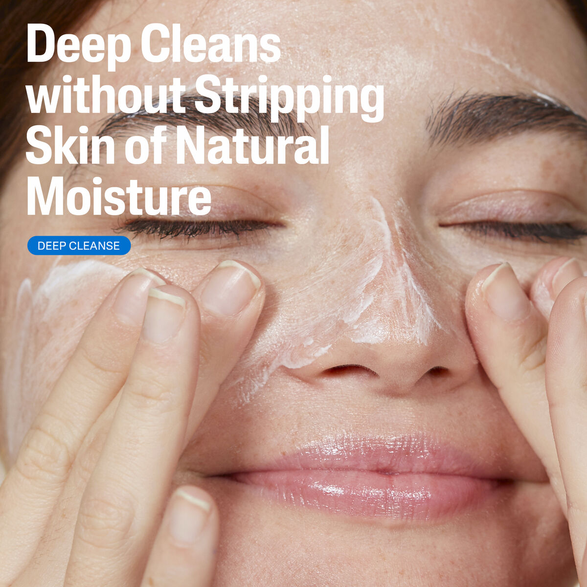 this product in use gel to foam on combination oily skin