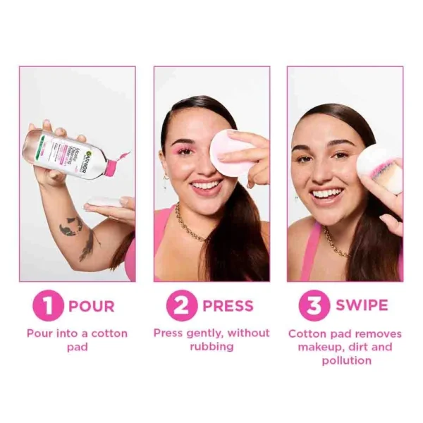Garnier Micellar Cleansing Water how to use