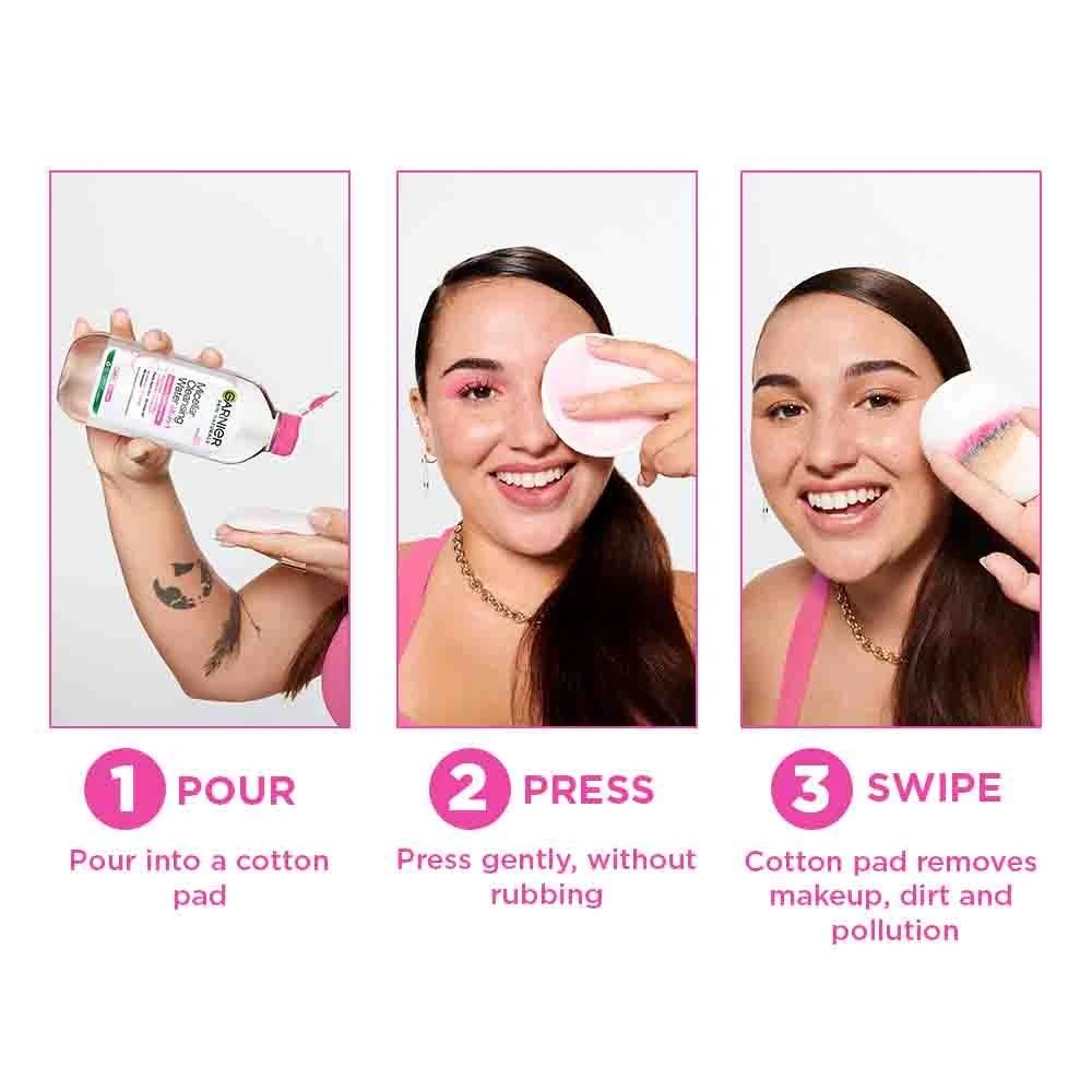 Garnier Micellar Cleansing Water how to use