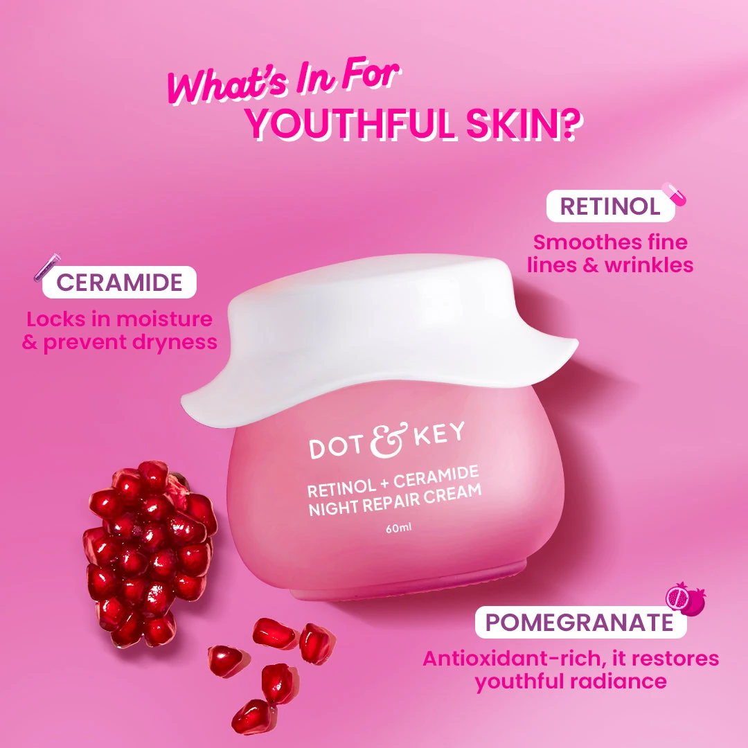 Dot & Key Retinol Ceramide Night Cream 15ml details
