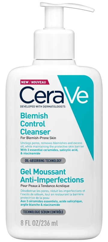 CeraVe Blemish Control Cleanser 236ml front pack