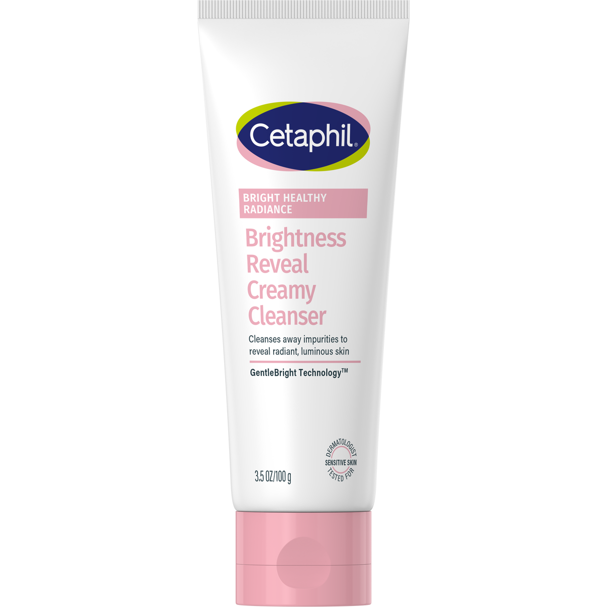 Cetaphil Bright Creamy Cleanser 100g front packshot Bright Healthy Radiance tube