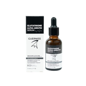 Guerniss Glutathione Alpha Arbutin Serum 30ml bottle and box