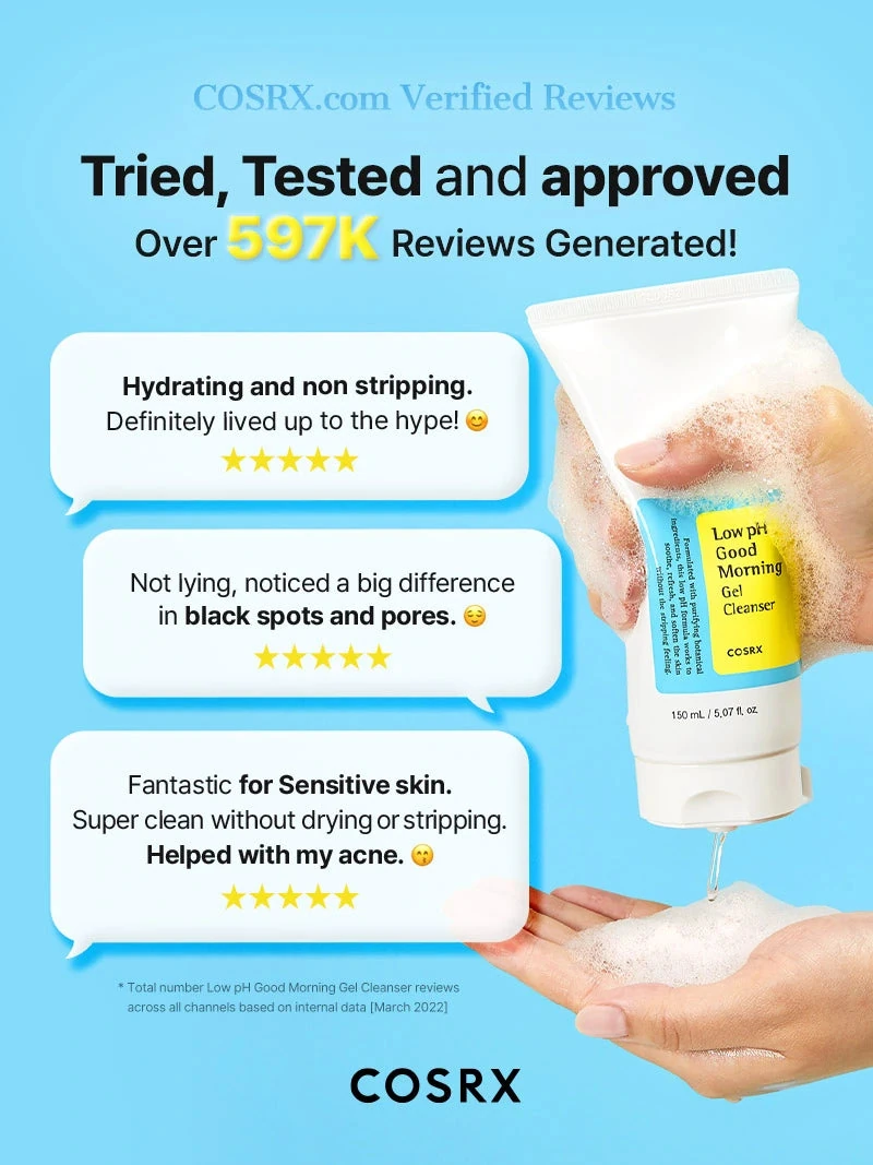 COSRX Low pH Good Morning Gel Cleanser full ingredient list pH 5.31 Bangladesh