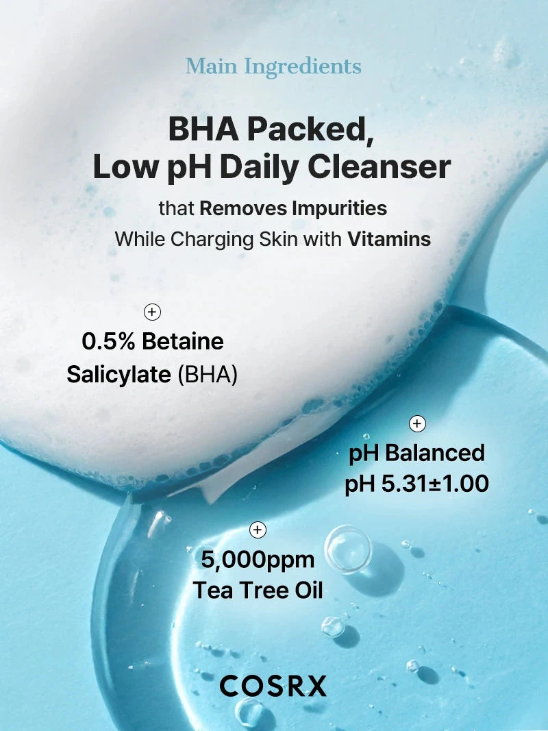 COSRX Low pH Good Morning Gel Cleanser low pH gel texture for oily skin in Bangladesh