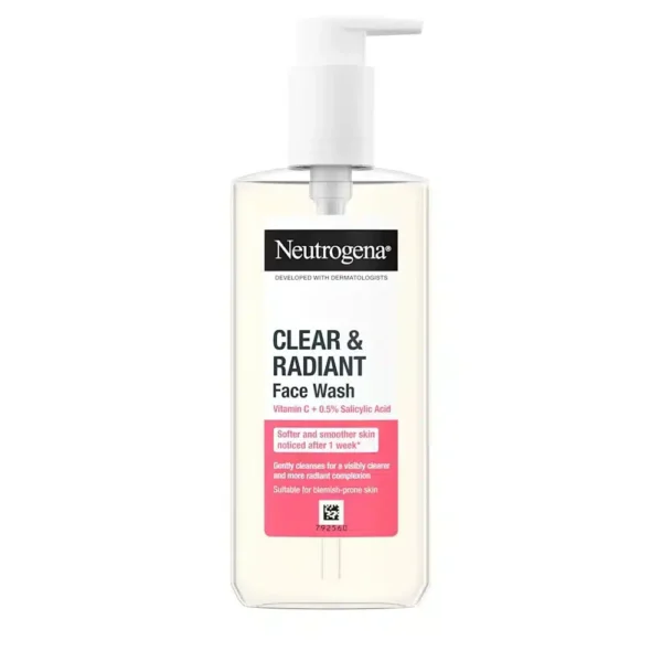 Neutrogena Clear and Radiant Face Wash pack
