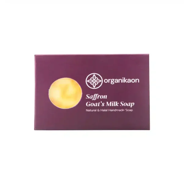 Organikaon Saffron Goat Milk Soap pack