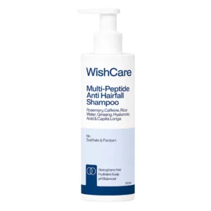 WishCare Multi-Peptide Shampoo 250ml bottle