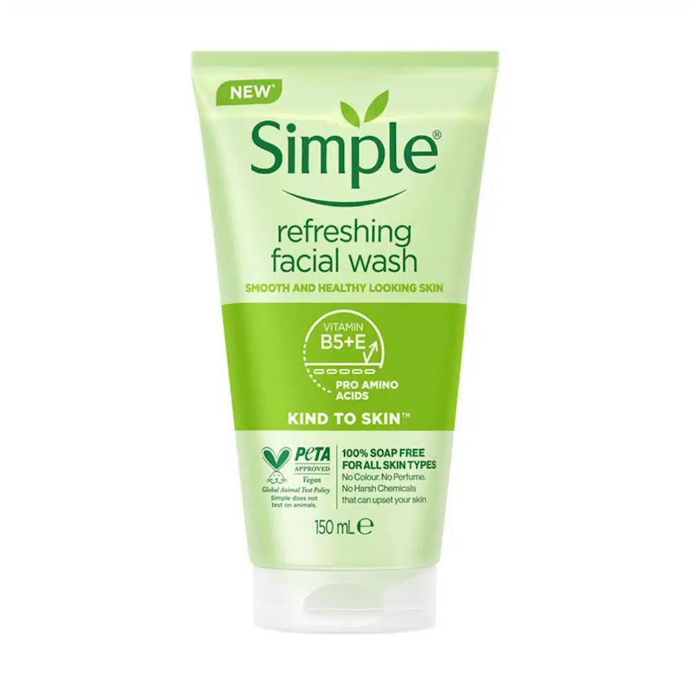 Simple Refreshing Facial Wash pack, second view