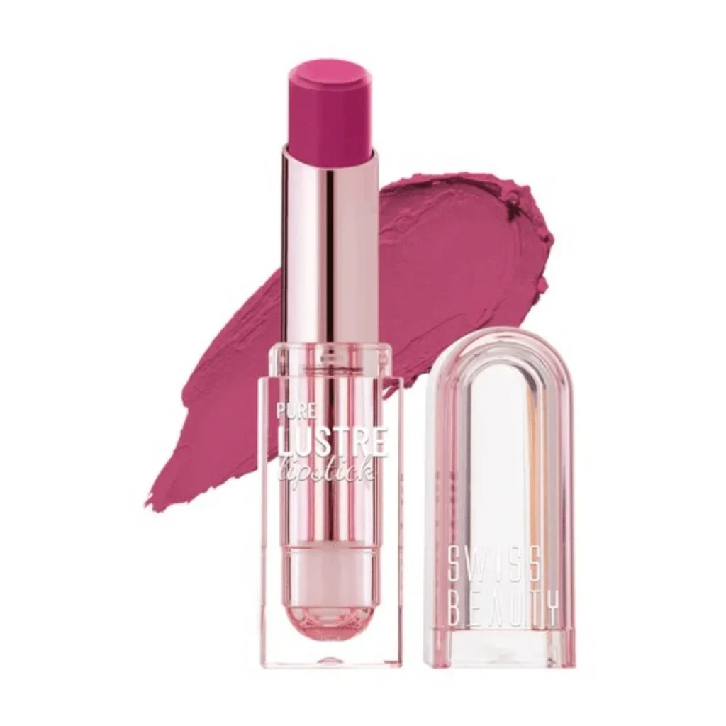 Swiss Beauty Pure Luster Lipstick – 08 Bleached Pink