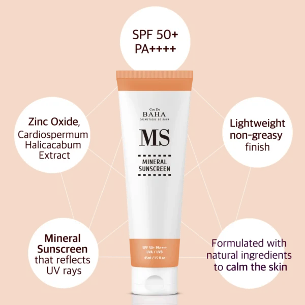 Cos De BAHA MS Mineral Sunscreen 45ml details