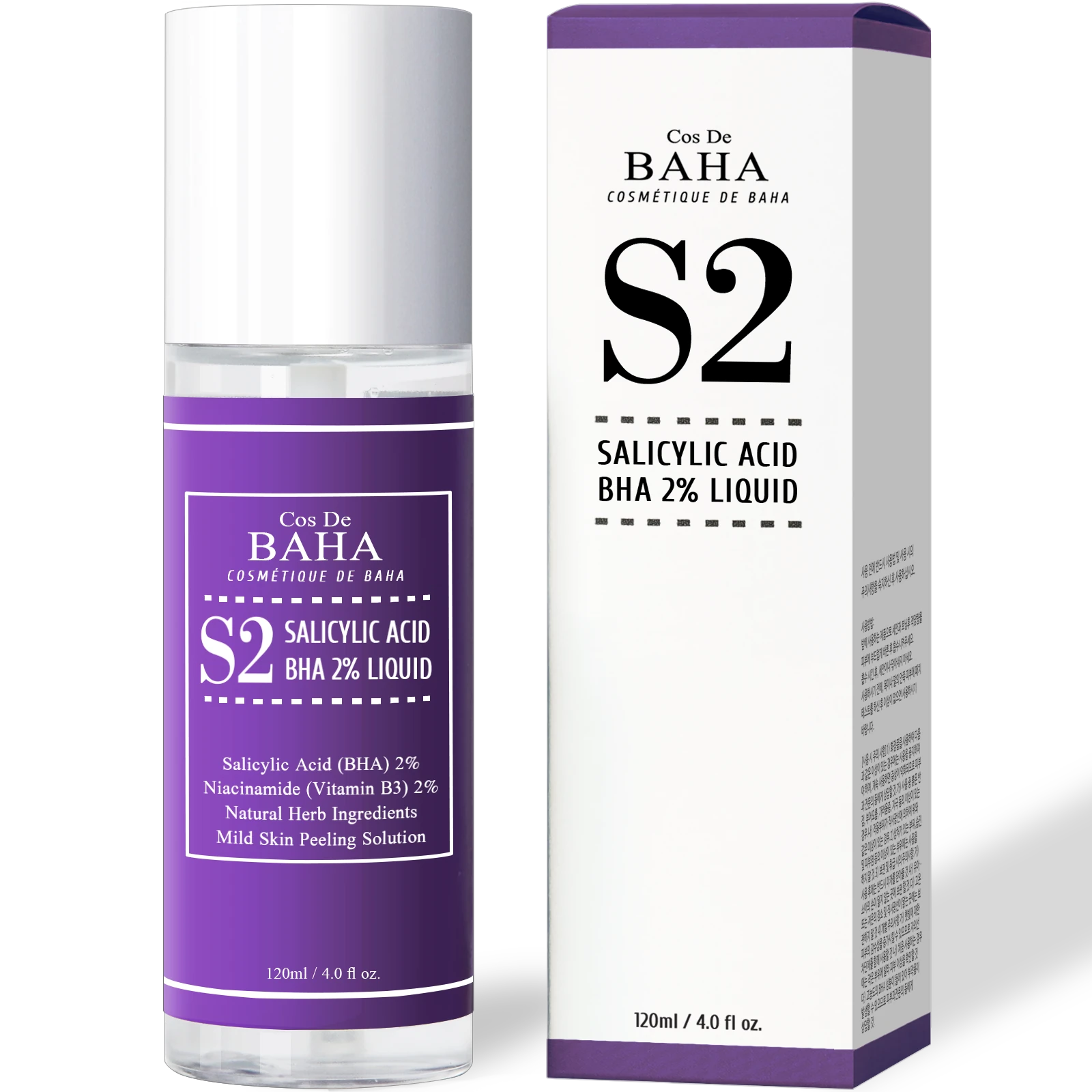 Cos De BAHA S2 Salicylic Acid Toner 120ml texture