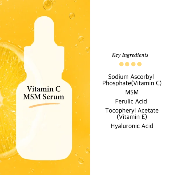 Cos De BAHA VM Vitamin C MSM Serum 30ml texture