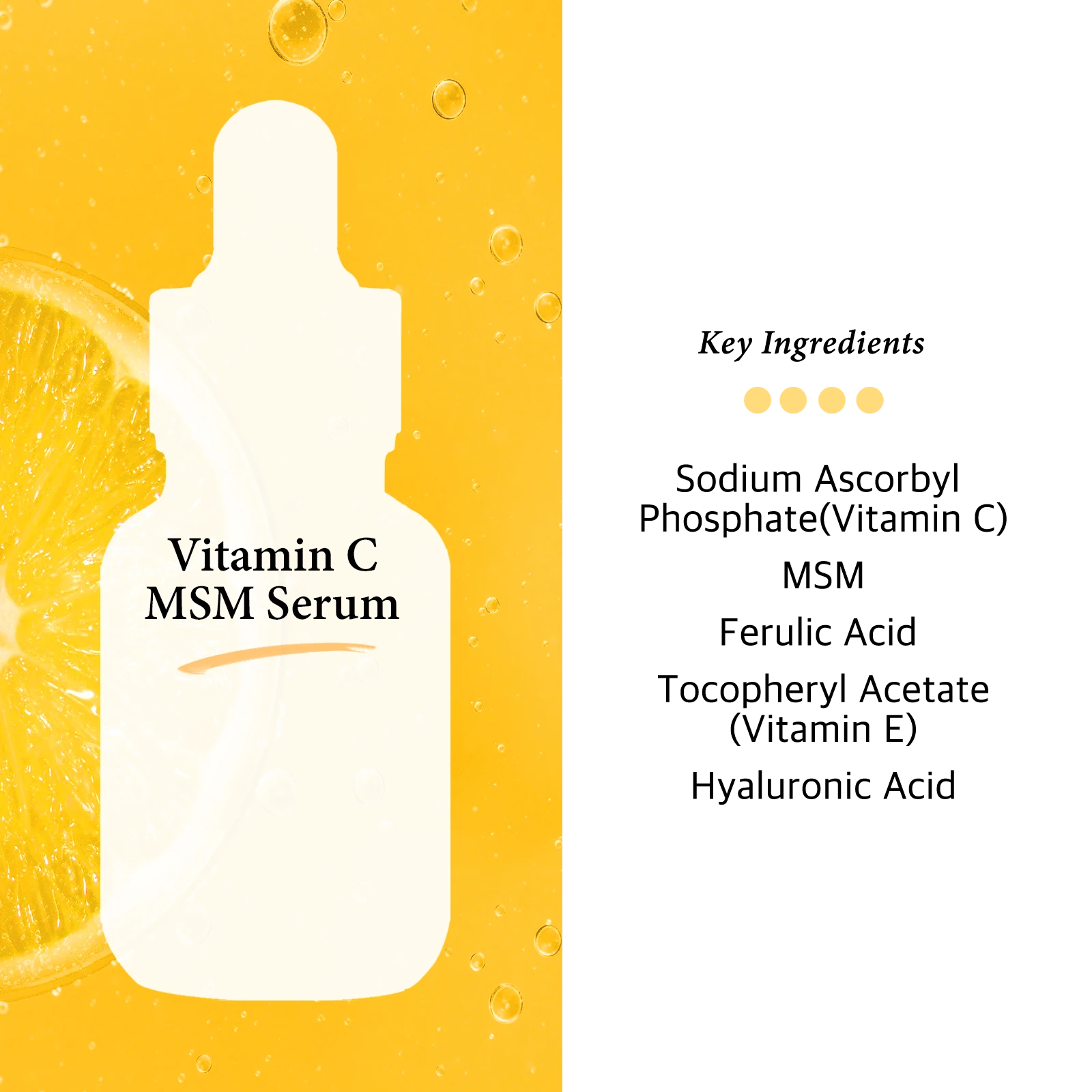 Cos De BAHA VM Vitamin C MSM Serum 30ml texture