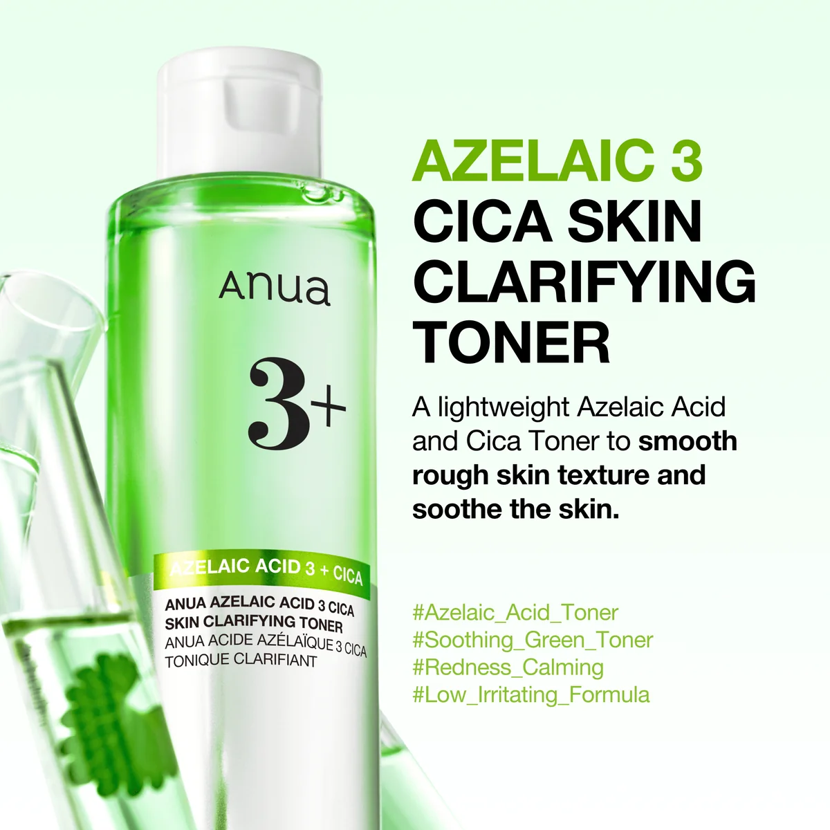 Anua Azelaic 3 Cica Toner clarifying toner hero image