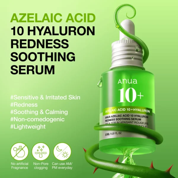 Anua Azelaic Acid 10 Serum 30ml redness soothing hero