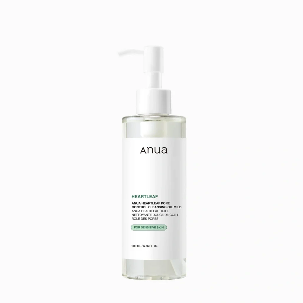 Anua Heartleaf Cleansing Oil Mild 200ml pump bottle