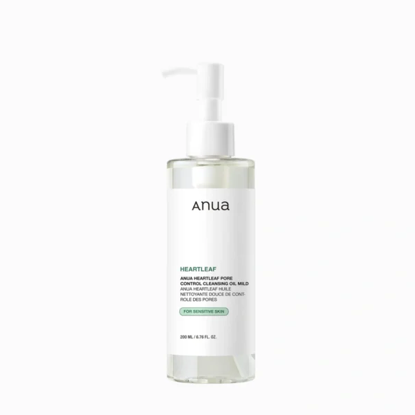 Anua Heartleaf Cleansing Oil Mild 200ml pump bottle