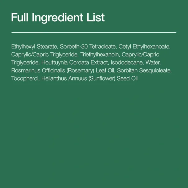 Anua Heartleaf Cleansing Oil Mild full ingredient list