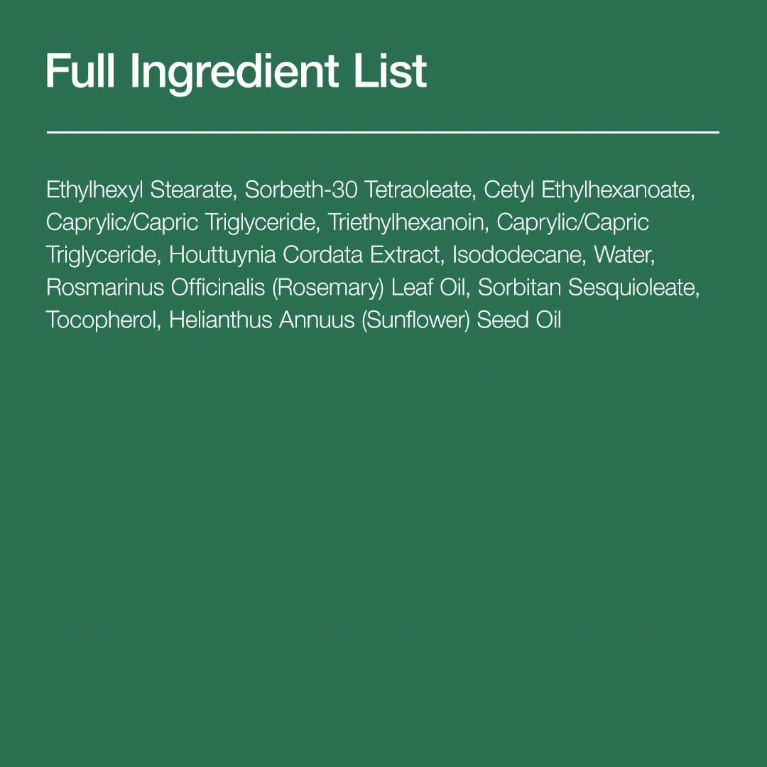 Anua Heartleaf Cleansing Oil Mild full ingredient list