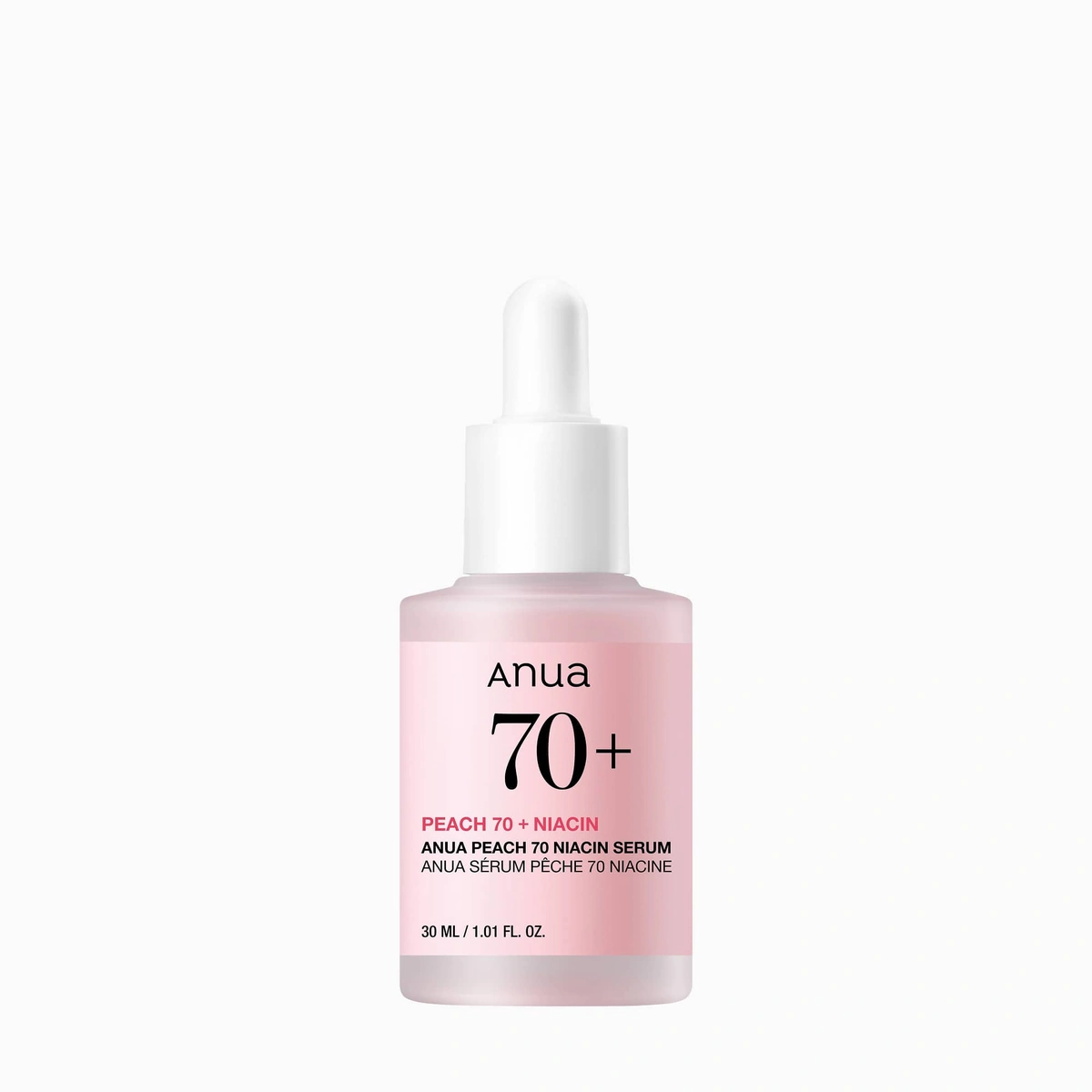 Anua Peach 70 Niacin Serum 30ml dropper bottle
