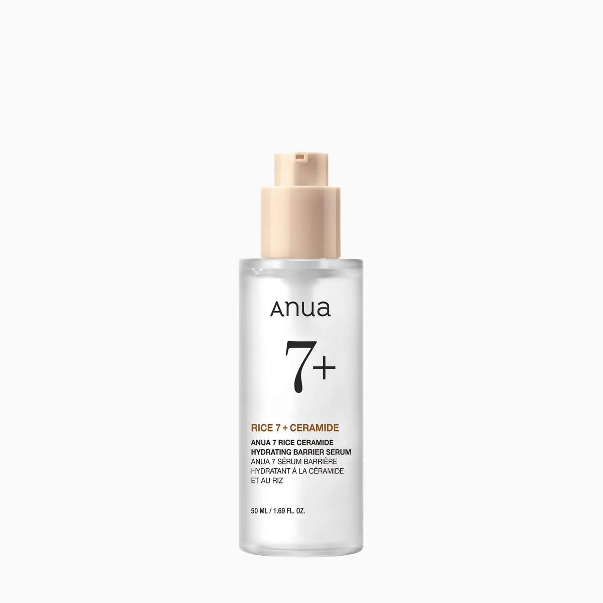 Anua Rice Ceramide Serum 50ml bottle front view
