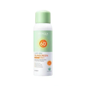 Bioaqua Aloe Vera Sunscreen Spray 150ml - 150ml aloe vera sunscreen spray can front view