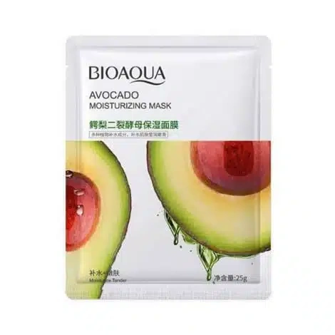 Bioaqua Avocado Sheet Mask 25g - avocado moisturizing mask sachet