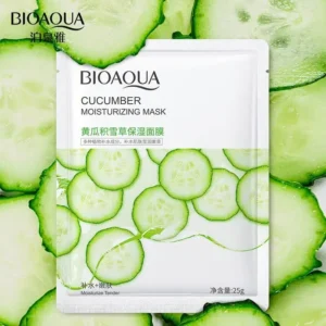Bioaqua Cucumber Sheet Mask 25g - cucumber moisturizing mask sachet