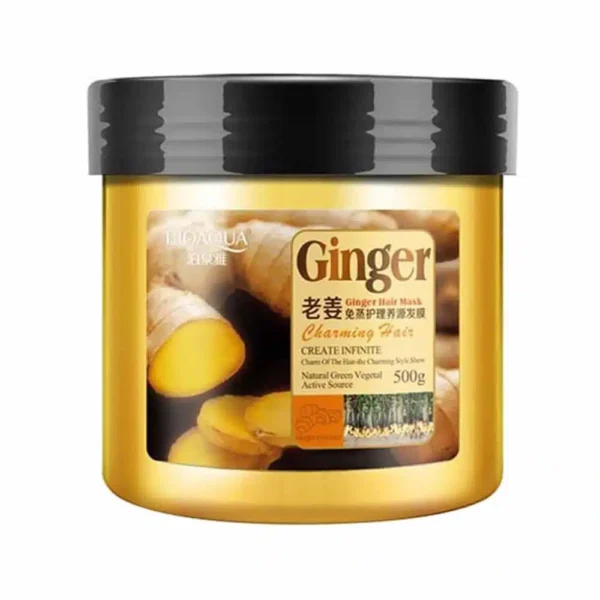 Bioaqua Ginger Hair Mask 500g - 500g ginger hair mask tub