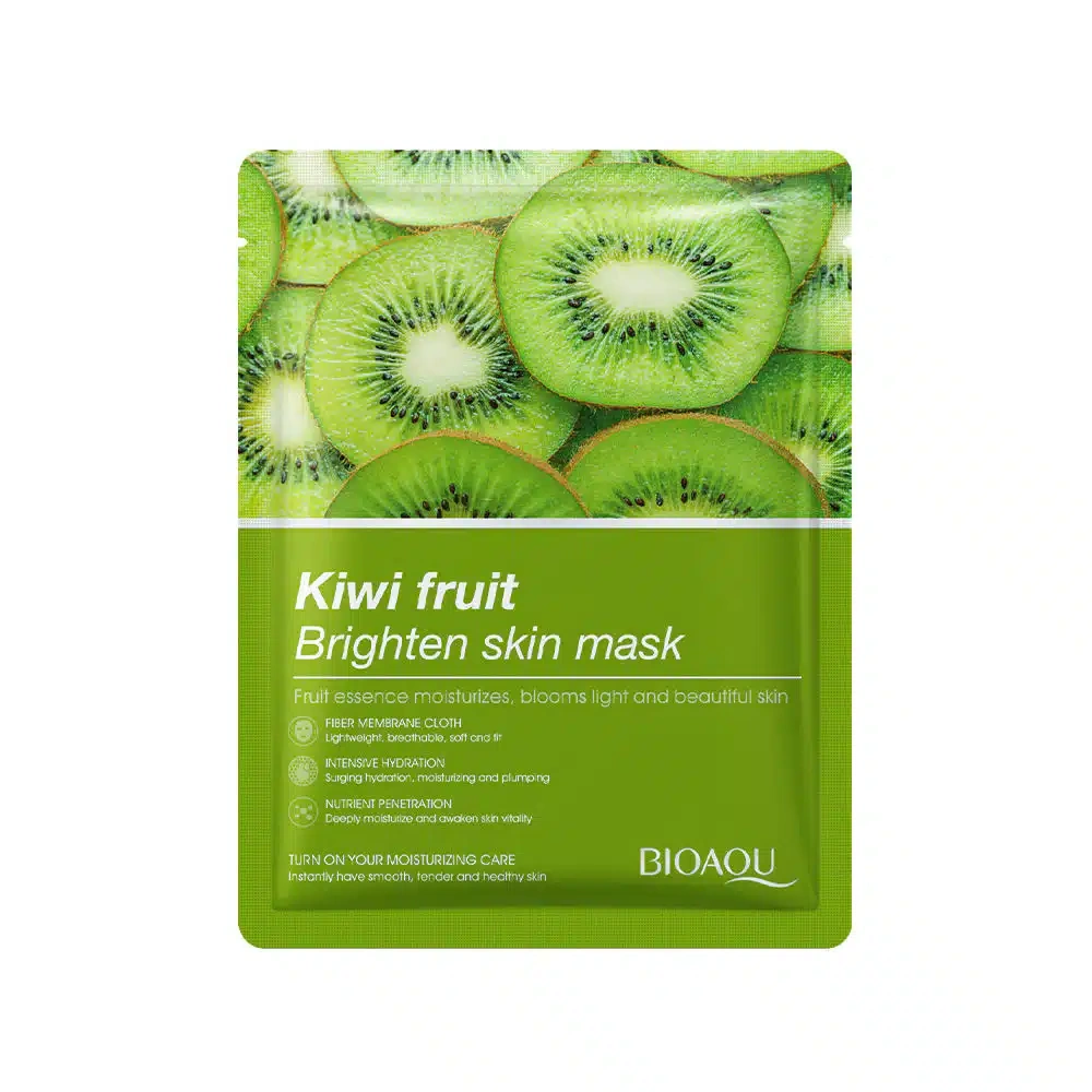 Bioaqua Kiwi Sheet Mask - kiwi fruit brighten skin mask sachet