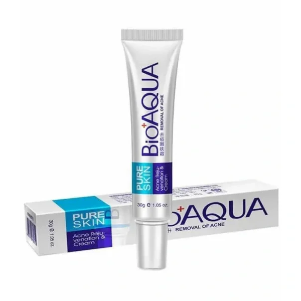 Bioaqua Pure Skin Acne Cream 30g - pure skin acne cream tube and box