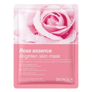 Bioaqua Rose Sheet Mask 25g - pink rose essence mask sachet