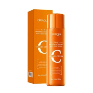 Bioaqua Vitamin C Toner 120ml - orange vitamin C toner bottle and box