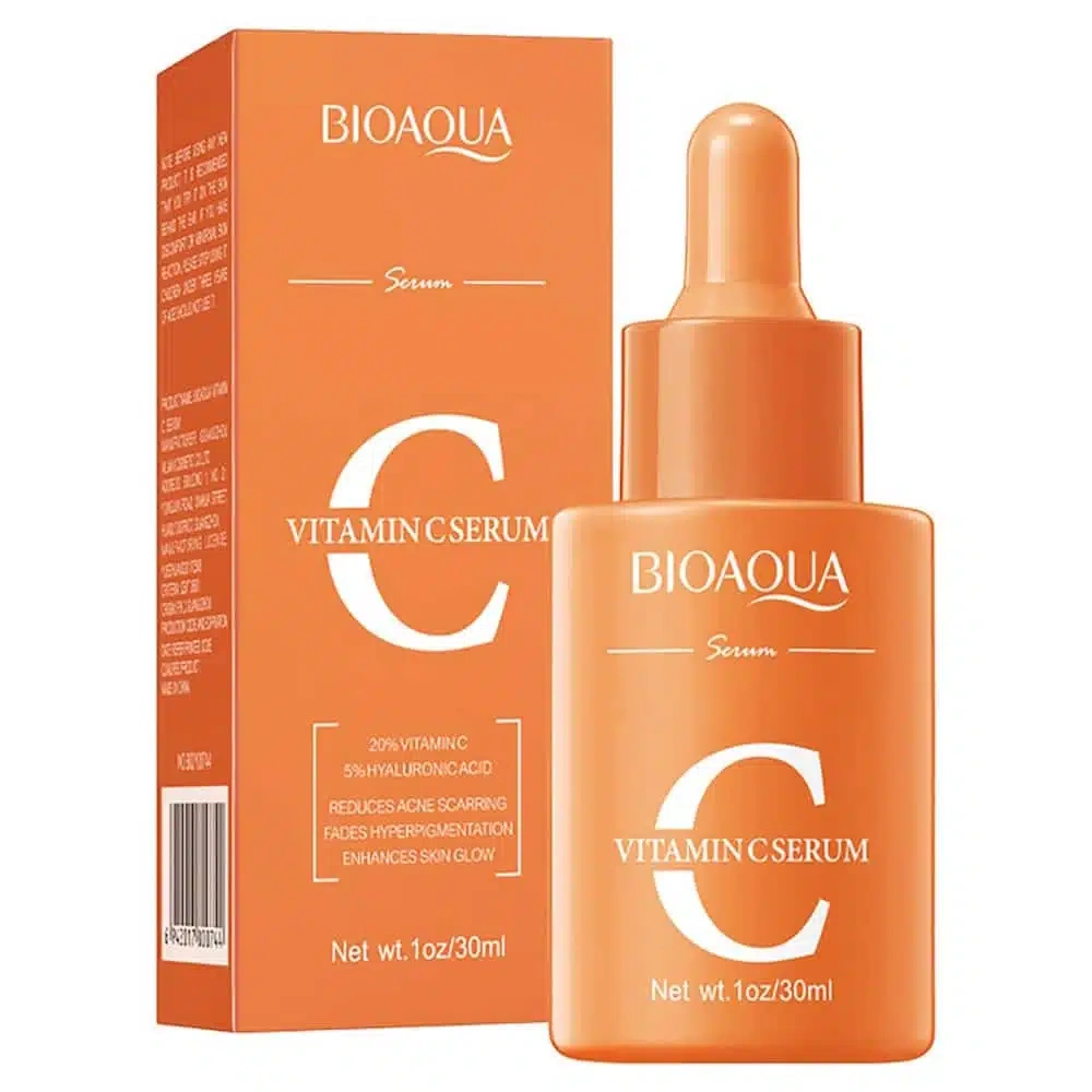 Bioaqua Vitamin C Serum 30ml - orange vitamin C serum bottle and box