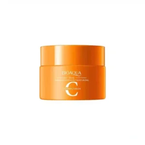Bioaqua Vitamin C Whitening Cream 60ml - orange vitamin C cream jar front view