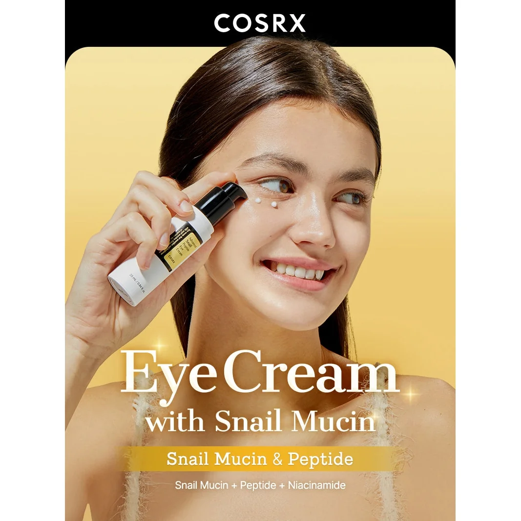 COSRX Advanced Snail Peptide Eye Cream bottle and packaging front view