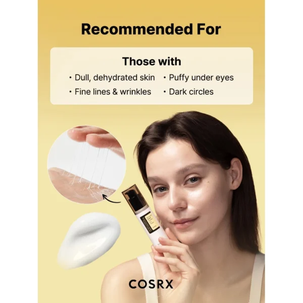 COSRX Advanced Snail Peptide Eye Cream texture and formula close-up